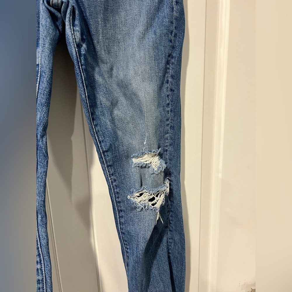 Women’s Mother the insider crop step fray jeans 28 distressed - Picture 8 of 16